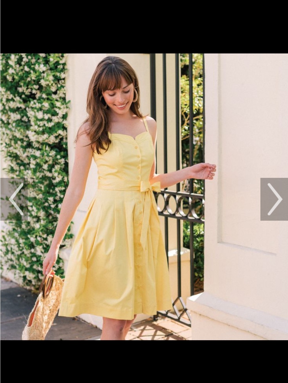 Gal meets glam Yellow Summer Fit-and-Flare Sundress